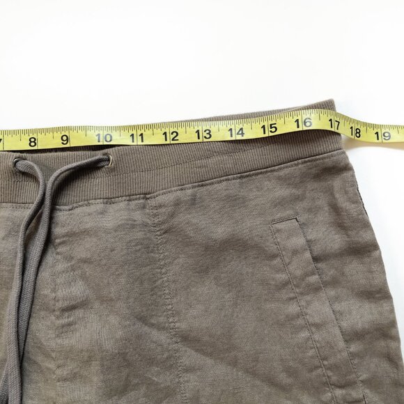 James Perse Linen Utility Pant Olive Size James Perse 2 US Medium NEW NWT - Picture 6 of 8